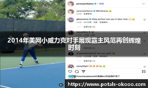 2014年美网小威力克对手展现霸主风范再创辉煌时刻